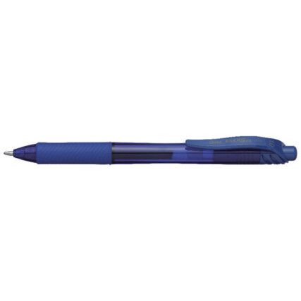 EnerGel-X BL110 Series, Rollerball Pen, Blue, Medium Tip Size, 0.5mm Line Width, Pack of 12