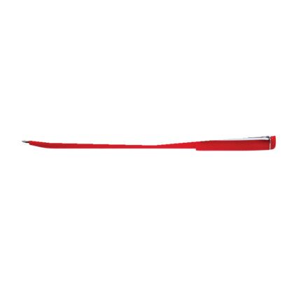 iZee BX460, Ballpoint Pen, Red, Non-Retractable, Broad, 0.5mm Line Width, Cartridge, 12 Pack