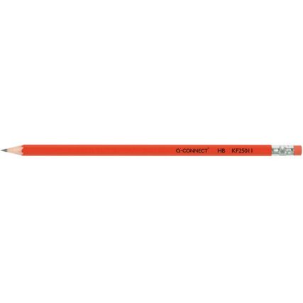 KF25011 PENCIL HB ERASER-TIPPED(PK-12)