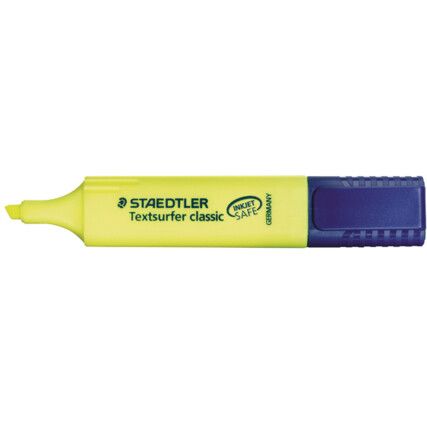 Textsurfer Classic , Highlighter , Yellow , 1.0 - 5.0mm , Chisel , 10 Pack