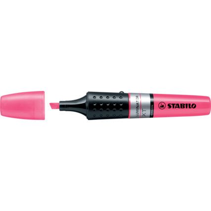 Luminator , Highlighter , Pink , 2.0 - 5.0mm , Chisel , 5 Pack