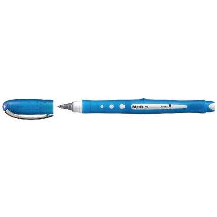 Worker Series, Rollerball Pen, Blue, Medium Tip Size, 0.5mm Line Width, Pack of 10