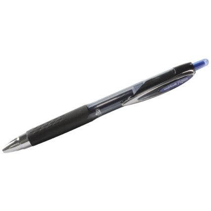 Signo, Rollerball Pen, Blue, Retractable, Medium, 0.5mm Line Width, Non-Refillable, 12 Pack