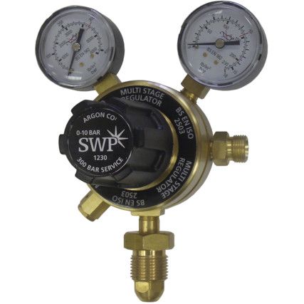 MULTI STAGE - 2 GAUGE INERT GAS REGULATOR 10 BAR