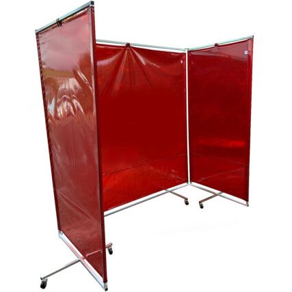 EASYSHIELD WELDING BAY C/W PVC WELDING CURTAINS