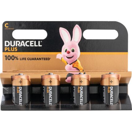 MN1400 DURACELL BATTERY C 1.5V (PK-4)