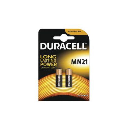 75072670 MN21 DURACELL CAR ALARM BATTERY 12V (PK-2)