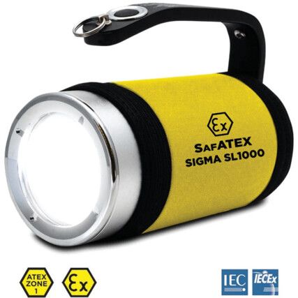 SIGMA ATEX 1000 LUMENS RECHARGEABLE SEARCHLIGHT