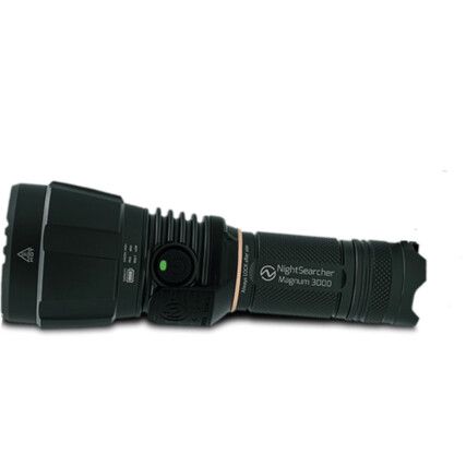 3000 LUMEN RECHARGEABLE FLASHLIGHT 500M SPOT & FLOOD BEAMS IP67