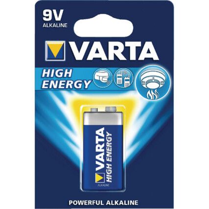 4922121411 9V HIGH ENERGY BATTERIES