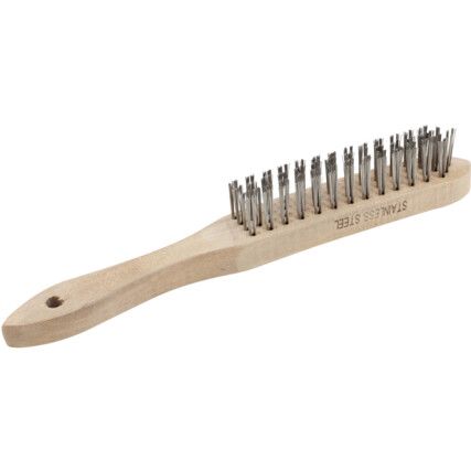 4-ROW STAINLESS STEEL WIRE BRUSH