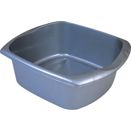 9603MET Rectangular Washing Up Bowl Metallic Grey