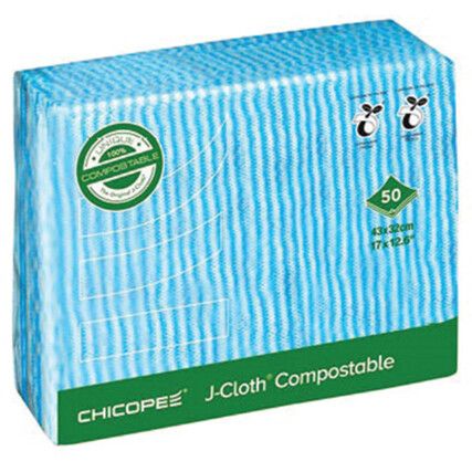 J-CLOTH COMPOSTABLE BLUE (CA-50)