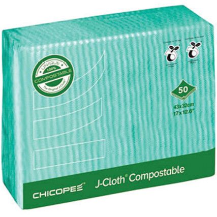 J-CLOTH COMPOSTABLE GREEN (CA-50)