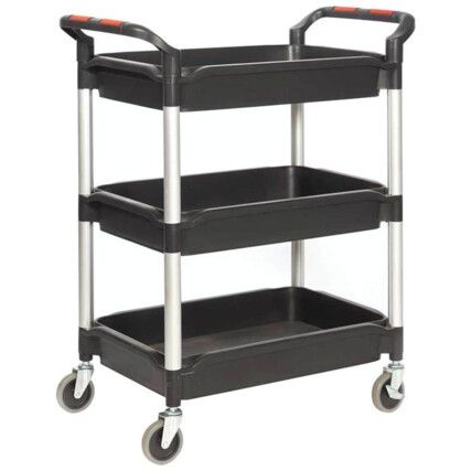 HIT31Y DEEP SHELF TUB TROLLEY - 3 STORAGE TRAYS