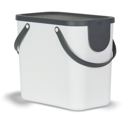 6L FOOD CADDY IN WHITE