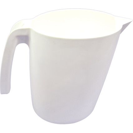 1 LITRE POURING JUG - WHITE