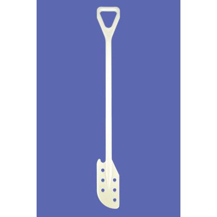 Food Grade Paddle with Holes White