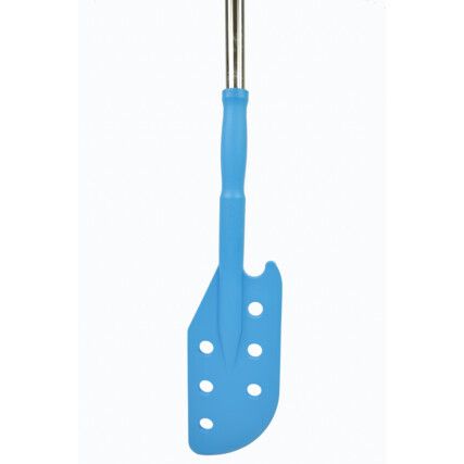 Blue Paddle with Stainless Steel Pole & 2 PP Grips