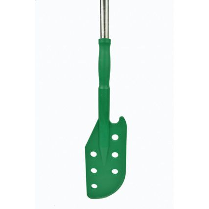 Green Paddle with Stainless Steel Pole & 2 PP Grips