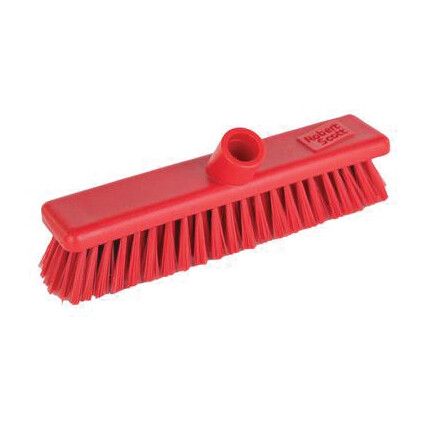 BROOM HEAD STIFF WASHABLE 30cm RED