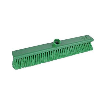 BROOM HEAD STIFF WASHABLE 45cm GREEN