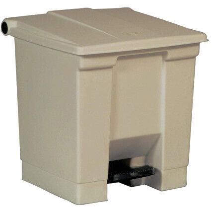 30lt Rubbermaid Legacy Step-On Bin Beige