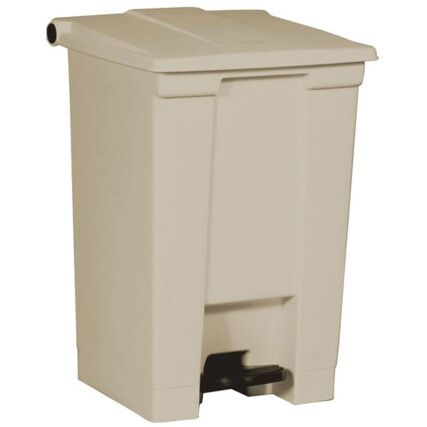 45lt Rubbermaid Legacy Step-On Bin Beige