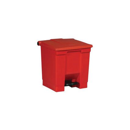 45Lt Rubbermaid Legacy Step-On Bin Red