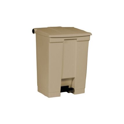 68lt Rubbermaid Legacy Step-On Bin Beige