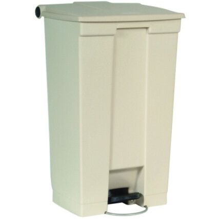 87lt Rubbermaid Legacy Step-On Bin Beige