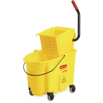 SIDE-PRESS BUCKET & WRINGER YELLOW