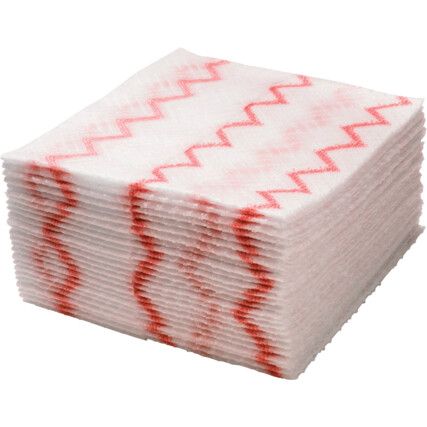 Rubbermaid Disposable MicroFibre Cloths 640 Pack RED