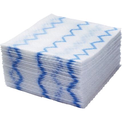 Rubbermaid Disposable MicroFibre Cloths 640 Pack BLUE