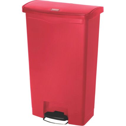 Rubbermaid 68Lt Front Step On Bin - Red