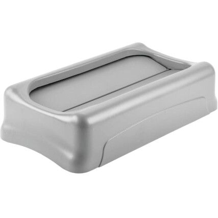 Slim Jim Rectangular Swing Lid Grey