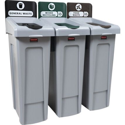 Slim Jim Recycling Station Bundle 3-Stream