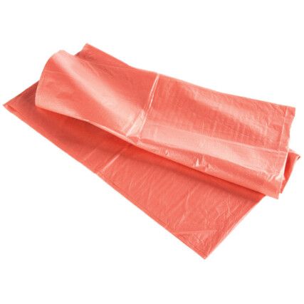 Soluble Strip Laundry Bag, Red, 30L, Medium Duty, Pack of 200