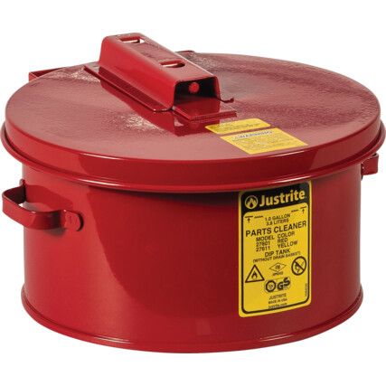 SAFETY CLEANING TANK STEEL DIP TANK 4L RED