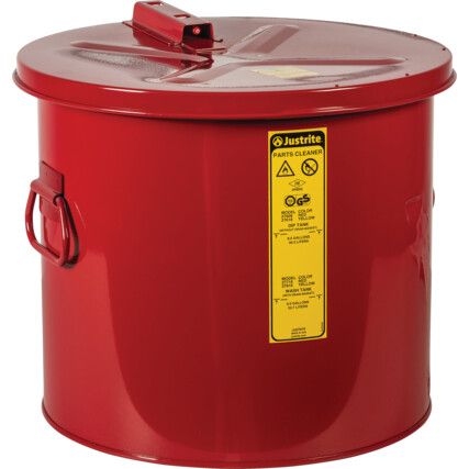 SAFETY CLEANING TANK STEEL DIP TANK 30L RED