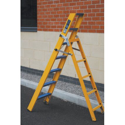 2.14m, Fibre Glass Combination Ladder, EN 131, A/slip Treads