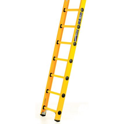 3.05m, Glass Fibre, Single Section Ladder, EN 131