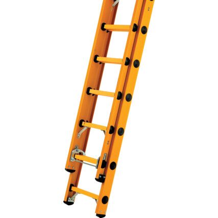 3.05-5.55m, Glass Fibre, Double Section Extension Ladder,  EN 131