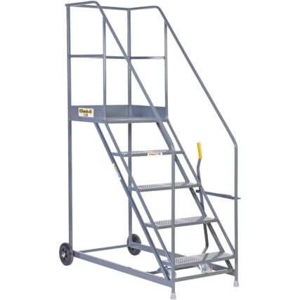 3-Tread,  Platform Step Ladder, 0.75m, Grey