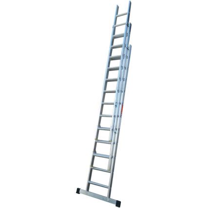 2.5-4m, Aluminium, Double Section Extension Ladder,  EN 131