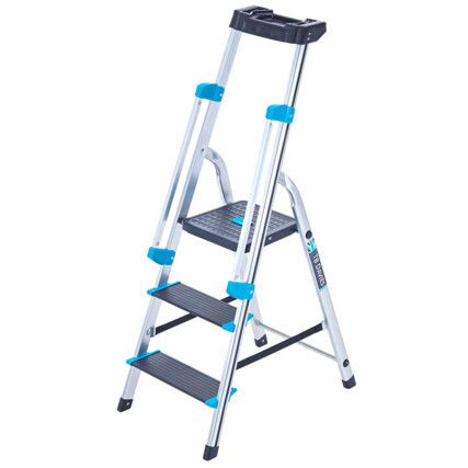 1203-003 0.58m High Aluminium 3-Tread Step Ladder