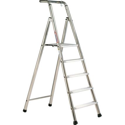 Industrial Ladder, 1-Tread, 1.91m Open Height