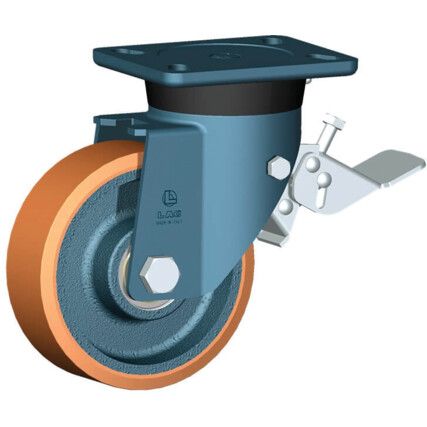 Z Wheel,150mm X 50mm, BB Swivel, E70 Bracket + BRAKE