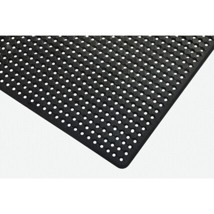 UTILITY MAT 100cm X 5M ROLL BLACK