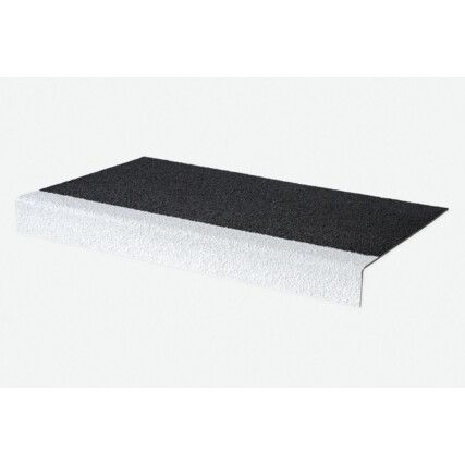 ANTI-SLIP GRP STAIR TREADS 55mm X345mm X 750mm BLACK